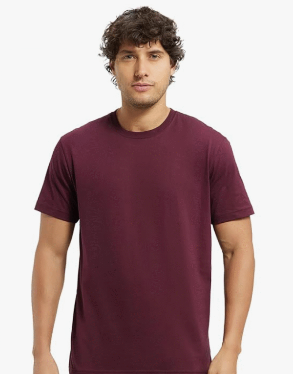 Jockey 2714 Men's Super Combed Cotton Rich Solid Round Neck Regular Fit Half Sleeve T-Shirt
