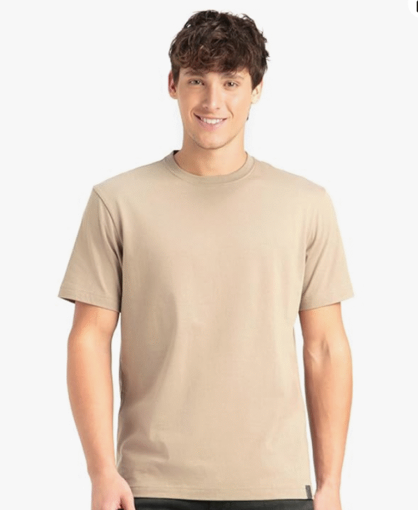 Jockey 2714 Men's Super Combed Cotton Rich Solid Round Neck Regular Fit Half Sleeve T-Shirt
